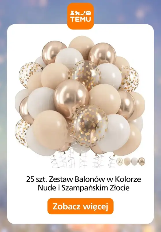 Temu - gazetka promocyjna Akcesoria na wydarzenia i imprezy od czwartku 14.05 do poniedziałku 25.05 - strona 7