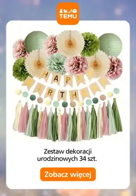 Temu - gazetka promocyjna Akcesoria na wydarzenia i imprezy od czwartku 14.05 do poniedziałku 25.05 - strona 10