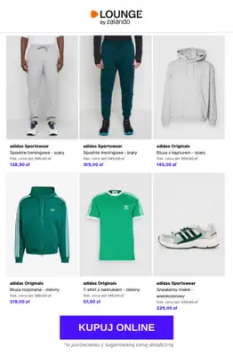 Lounge by Zalando - gazetka promocyjna Do -76%  adidas Originals od czwartku 14.05 do niedzieli 17.05 - strona 5