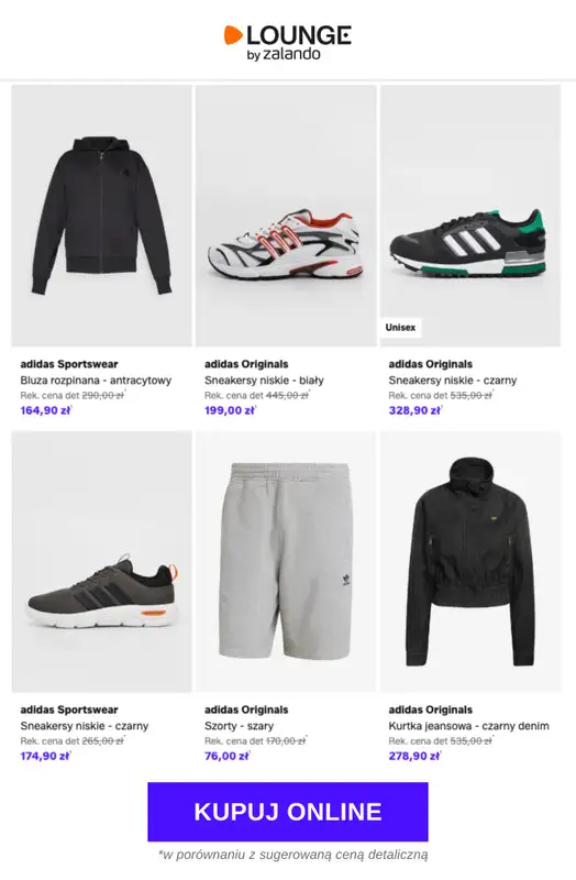 Lounge by Zalando - gazetka promocyjna Do -76%  adidas Originals od czwartku 14.05 do niedzieli 17.05 - strona 8