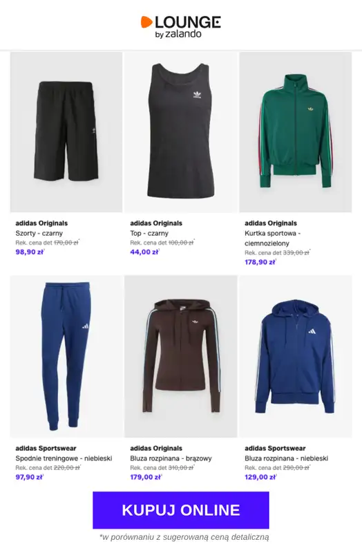 Lounge by Zalando - gazetka promocyjna Do -76%  adidas Originals od czwartku 14.05 do niedzieli 17.05 - strona 3