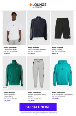 Lounge by Zalando - gazetka promocyjna Do -76%  adidas Originals od czwartku 14.05 do niedzieli 17.05 - strona 7