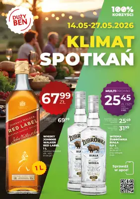 Duży Ben - gazetka promocyjna Gazetka alkoholowa od czwartku 14.05 do środy 27.05