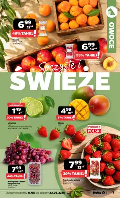Netto - gazetka promocyjna Gazetka Spożywcza od poniedziałku 18.05 do soboty 23.05 - strona 7