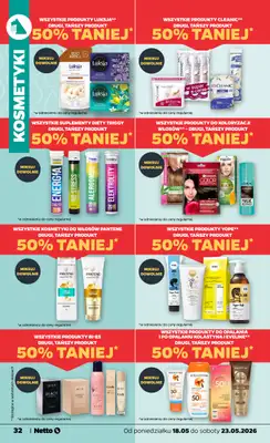 Netto - gazetka promocyjna Gazetka Spożywcza od poniedziałku 18.05 do soboty 23.05 - strona 32