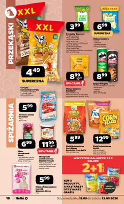 Netto - gazetka promocyjna Gazetka Spożywcza od poniedziałku 18.05 do soboty 23.05 - strona 18