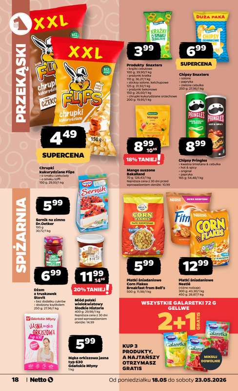 Netto - gazetka promocyjna Gazetka Spożywcza  do soboty 23.05 - strona 18