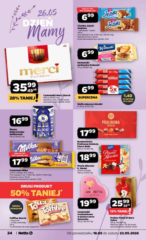 Netto - gazetka promocyjna Gazetka Spożywcza  do soboty 23.05 - strona 24