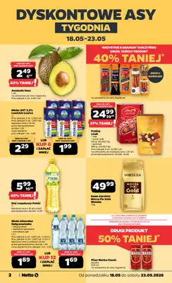 Netto - gazetka promocyjna Gazetka Spożywcza od poniedziałku 18.05 do soboty 23.05 - strona 2