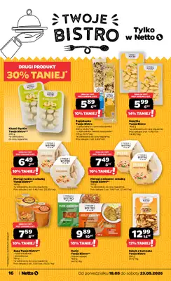 Netto - gazetka promocyjna Gazetka Spożywcza od poniedziałku 18.05 do soboty 23.05 - strona 16
