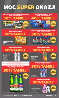 Netto - gazetka promocyjna Gazetka Spożywcza od poniedziałku 18.05 do soboty 23.05 - strona 5