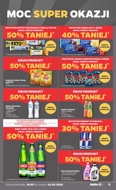 Netto - gazetka promocyjna Gazetka Spożywcza  do soboty 23.05 - strona 5