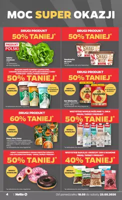Netto - gazetka promocyjna Gazetka Spożywcza od poniedziałku 18.05 do soboty 23.05 - strona 4
