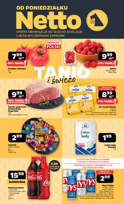 Netto - gazetka promocyjna Gazetka Spożywcza od poniedziałku 18.05 do soboty 23.05