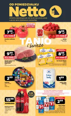 Netto - gazetka promocyjna Gazetka Spożywcza od poniedziałku 18.05 do soboty 23.05