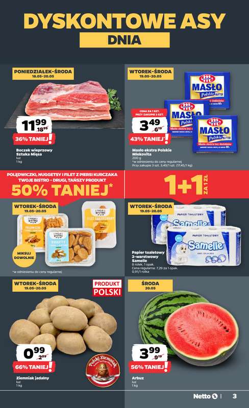 Netto - gazetka promocyjna Gazetka Spożywcza  do soboty 23.05 - strona 3