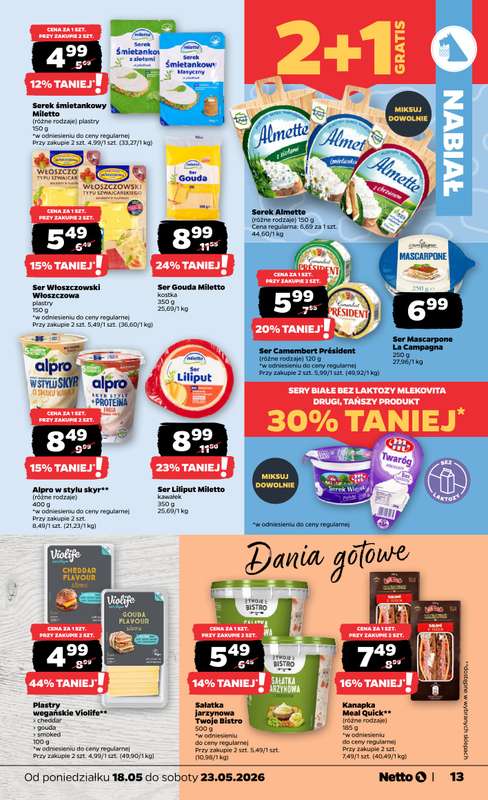 Netto - gazetka promocyjna Gazetka Spożywcza  do soboty 23.05 - strona 13