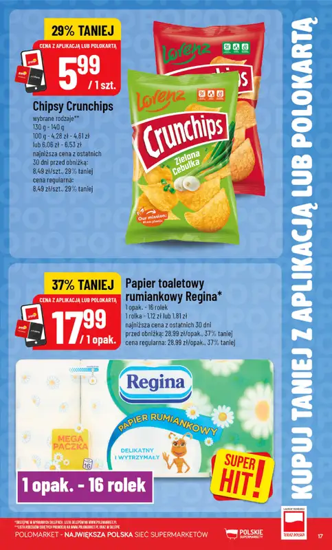 POLOmarket - gazetka promocyjna Kupuj taniej z POLOappką od czwartku 14.05 do wtorku 19.05 - strona 17