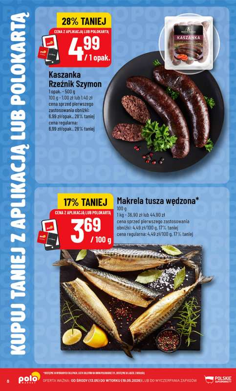 POLOmarket - gazetka promocyjna Kupuj taniej z POLOappką od czwartku 14.05 do wtorku 19.05 - strona 8