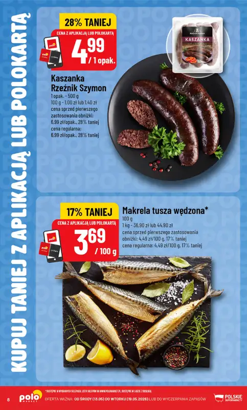 POLOmarket - gazetka promocyjna Kupuj taniej z POLOappką od czwartku 14.05 do wtorku 19.05 - strona 8