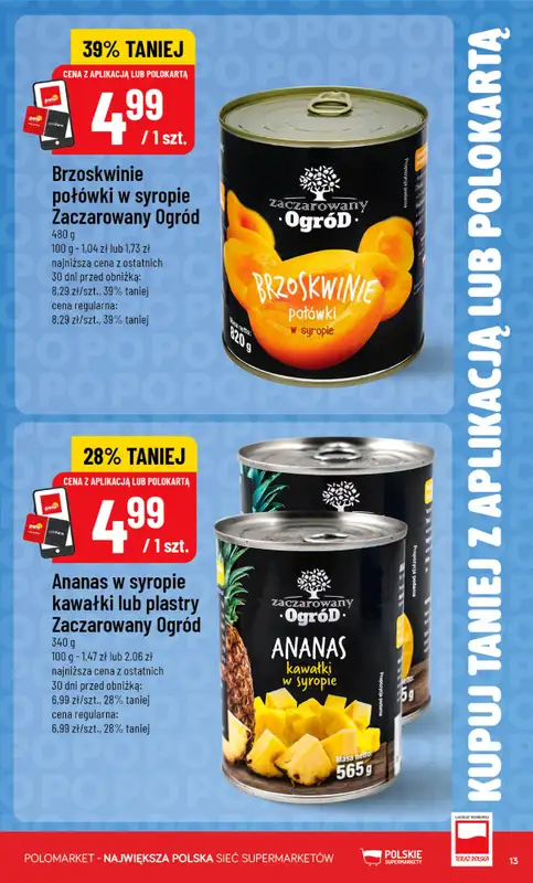 POLOmarket - gazetka promocyjna Kupuj taniej z POLOappką od czwartku 14.05 do wtorku 19.05 - strona 13