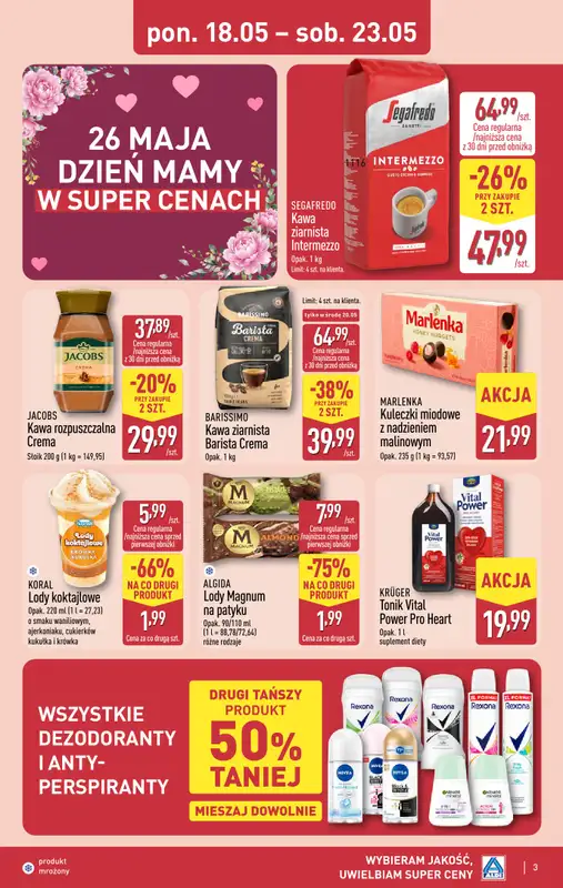 Aldi - gazetka promocyjna Dzień Mamy w Aldi!   - strona 3