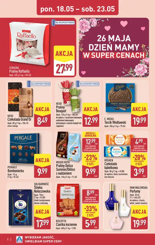 Aldi - gazetka promocyjna Dzień Mamy w Aldi!   - strona 2