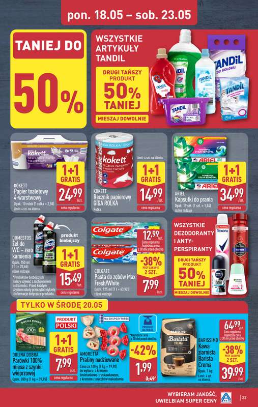 Aldi - gazetka promocyjna Pełny katalog! od poniedziałku 18.05 do soboty 23.05 - strona 23