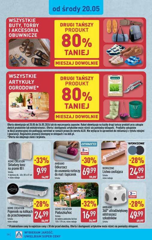 Aldi - gazetka promocyjna Pełny katalog! od poniedziałku 18.05 do soboty 23.05 - strona 24
