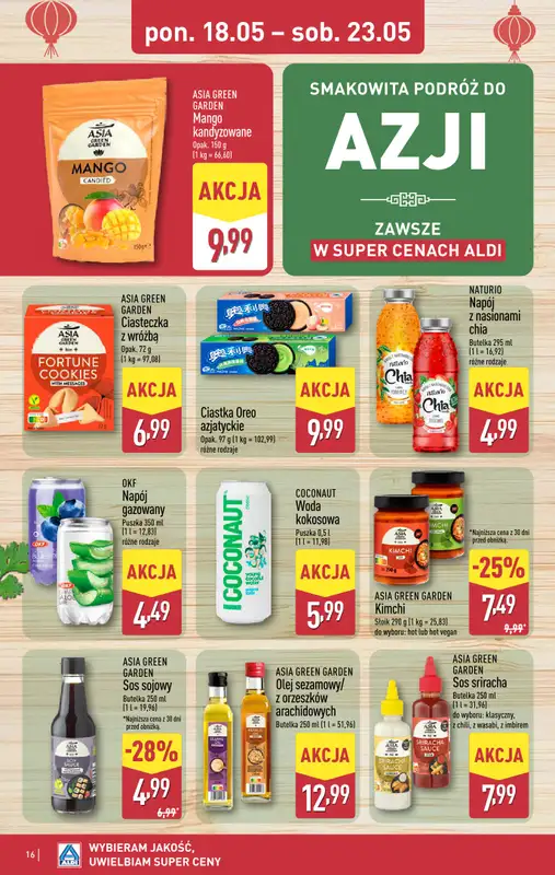 Aldi - gazetka promocyjna Pełny katalog! od poniedziałku 18.05 do soboty 23.05 - strona 16