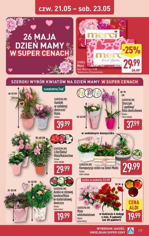 Aldi - gazetka promocyjna Pełny katalog! od poniedziałku 18.05 do soboty 23.05 - strona 37