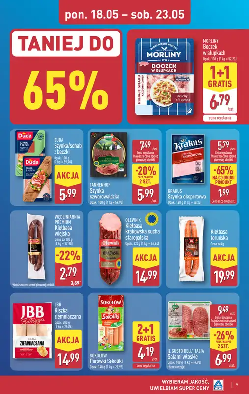Aldi - gazetka promocyjna Pełny katalog! od poniedziałku 18.05 do soboty 23.05 - strona 9