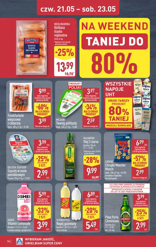 Aldi - gazetka promocyjna Pełny katalog! od poniedziałku 18.05 do soboty 23.05 - strona 36