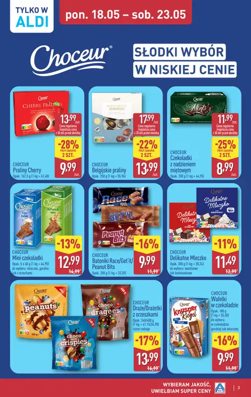 Aldi - gazetka promocyjna Pełny katalog! od poniedziałku 18.05 do soboty 23.05 - strona 3