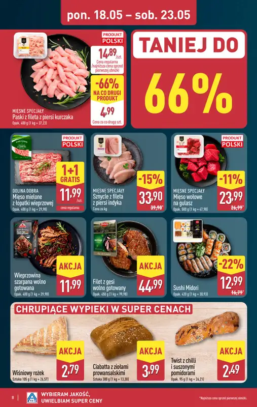 Aldi - gazetka promocyjna Pełny katalog! od poniedziałku 18.05 do soboty 23.05 - strona 8