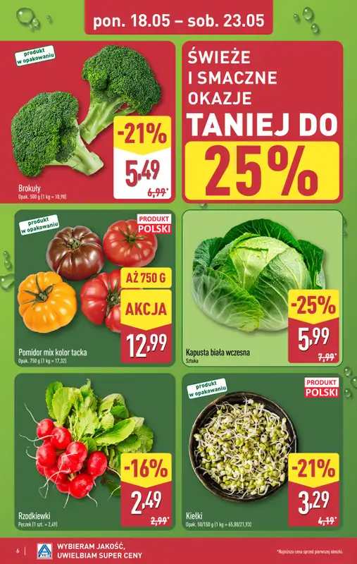 Aldi - gazetka promocyjna Pełny katalog! od poniedziałku 18.05 do soboty 23.05 - strona 6