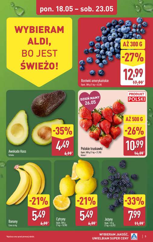 Aldi - gazetka promocyjna Pełny katalog! od poniedziałku 18.05 do soboty 23.05 - strona 5
