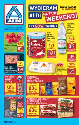 Aldi - gazetka promocyjna Weekend super cen w Aldi! od czwartku 21.05 do soboty 23.05