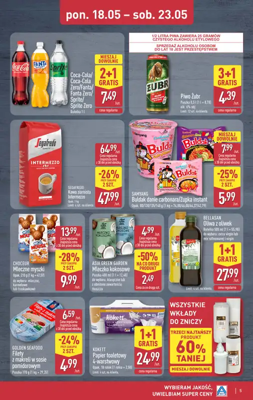 Aldi - gazetka promocyjna Weekend super cen w Aldi! od czwartku 21.05 do soboty 23.05 - strona 5