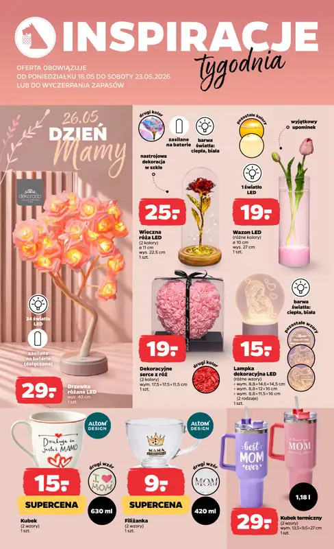 Netto - gazetka promocyjna Inspiracje tygodnia Dzień Mamy  do soboty 23.05 - strona 2