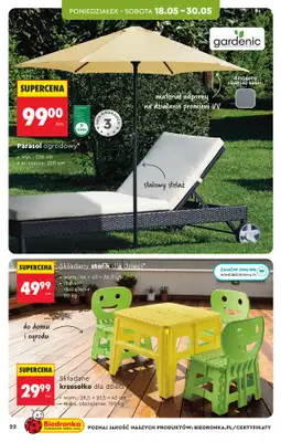 Biedronka - gazetka promocyjna Hity i inspiracje, od 16.05 od soboty 16.05 do środy 03.06 - strona 22