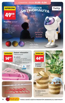 Biedronka - gazetka promocyjna Hity i inspiracje, od 16.05 od soboty 16.05 do środy 03.06 - strona 32