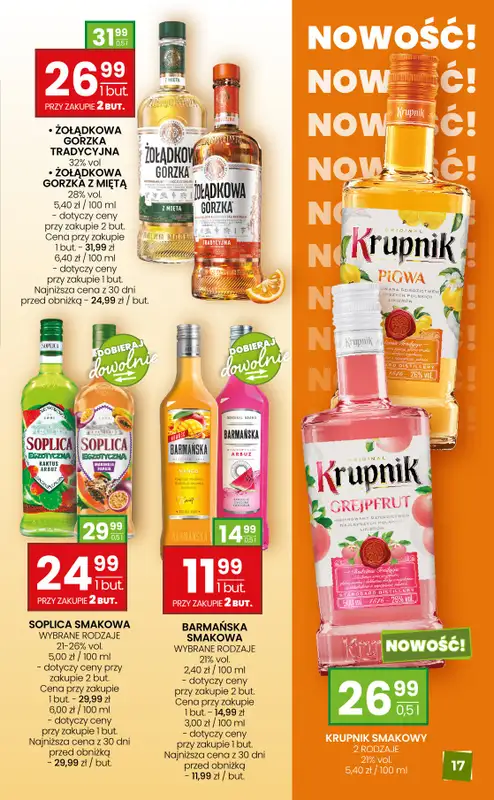 Twój Market - gazetka promocyjna Gazetka alkoholowa od piątku 15.05 do niedzieli 14.06 - strona 17