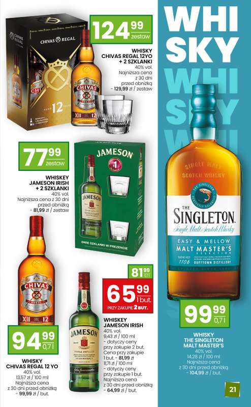 Twój Market - gazetka promocyjna Gazetka alkoholowa od piątku 15.05 do niedzieli 14.06 - strona 21