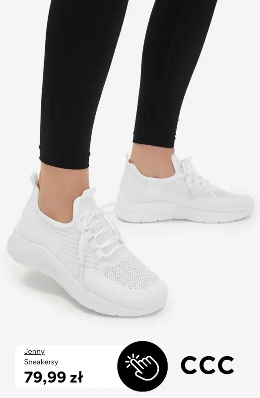 CCC - gazetka promocyjna BIAŁE SNEAKERSY dla niej od piątku 15.05  - strona 2