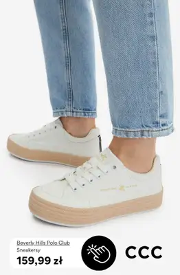 CCC - gazetka promocyjna BIAŁE SNEAKERSY dla niej od piątku 15.05  - strona 9