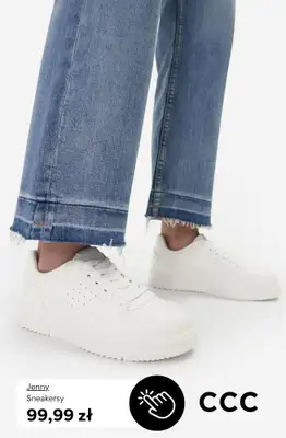 CCC - gazetka promocyjna BIAŁE SNEAKERSY dla niej od piątku 15.05  - strona 5