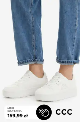 CCC - gazetka promocyjna BIAŁE SNEAKERSY dla niej od piątku 15.05  - strona 10