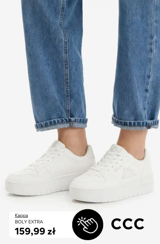 CCC - gazetka promocyjna BIAŁE SNEAKERSY dla niej od piątku 15.05  - strona 10