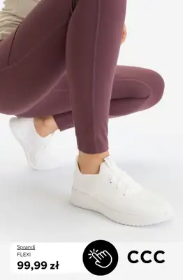 CCC - gazetka promocyjna BIAŁE SNEAKERSY dla niej od piątku 15.05  - strona 6